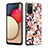 Handyhülle Silikon Hülle Gummi Schutzhülle Flexible Modisch Muster mit Fingerring Ständer Y06B für Samsung Galaxy F02S SM-E025F Rosa