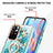 Handyhülle Silikon Hülle Gummi Schutzhülle Flexible Modisch Muster mit Fingerring Ständer Y06B für Xiaomi Redmi Note 11 5G