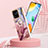 Handyhülle Silikon Hülle Gummi Schutzhülle Flexible Modisch Muster mit Fingerring Ständer YB1 für Xiaomi Redmi 10C 4G