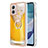 Handyhülle Silikon Hülle Gummi Schutzhülle Flexible Modisch Muster mit Fingerring Ständer YB2 für Motorola Moto G53j 5G