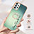 Handyhülle Silikon Hülle Gummi Schutzhülle Flexible Modisch Muster mit Fingerring Ständer YB2 für Samsung Galaxy A23 5G