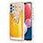 Handyhülle Silikon Hülle Gummi Schutzhülle Flexible Modisch Muster mit Fingerring Ständer YB2 für Samsung Galaxy A23 5G