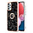 Handyhülle Silikon Hülle Gummi Schutzhülle Flexible Modisch Muster mit Fingerring Ständer YB2 für Samsung Galaxy A52s 5G