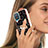 Handyhülle Silikon Hülle Gummi Schutzhülle Flexible Modisch Muster mit Fingerring Ständer YB2 für Samsung Galaxy M12