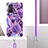 Handyhülle Silikon Hülle Gummi Schutzhülle Flexible Modisch Muster mit Schlüsselband Lanyard Y01B für Xiaomi Redmi Note 11 Pro 5G