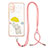 Handyhülle Silikon Hülle Gummi Schutzhülle Flexible Modisch Muster mit Schlüsselband Lanyard Y01X für Samsung Galaxy S20 5G