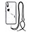 Handyhülle Silikon Hülle Gummi Schutzhülle Flexible Modisch Muster mit Schlüsselband Lanyard Y01X für Xiaomi Redmi 9i
