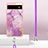 Handyhülle Silikon Hülle Gummi Schutzhülle Flexible Modisch Muster mit Schlüsselband Lanyard Y05B für Google Pixel 6a 5G