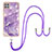 Handyhülle Silikon Hülle Gummi Schutzhülle Flexible Modisch Muster mit Schlüsselband Lanyard Y05B für Samsung Galaxy A22s 5G