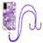 Handyhülle Silikon Hülle Gummi Schutzhülle Flexible Modisch Muster mit Schlüsselband Lanyard Y05B für Samsung Galaxy S20