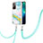 Handyhülle Silikon Hülle Gummi Schutzhülle Flexible Modisch Muster mit Schlüsselband Lanyard Y05B für Xiaomi Redmi Note 11 5G Bunt