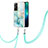 Handyhülle Silikon Hülle Gummi Schutzhülle Flexible Modisch Muster mit Schlüsselband Lanyard Y05B für Xiaomi Redmi Note 11 Pro 5G
