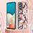 Handyhülle Silikon Hülle Gummi Schutzhülle Flexible Modisch Muster mit Schlüsselband Lanyard Y06B für Samsung Galaxy A53 5G