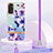 Handyhülle Silikon Hülle Gummi Schutzhülle Flexible Modisch Muster mit Schlüsselband Lanyard Y06B für Xiaomi Redmi Note 11 4G (2022)