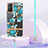 Handyhülle Silikon Hülle Gummi Schutzhülle Flexible Modisch Muster mit Schlüsselband Lanyard Y06B für Xiaomi Redmi Note 11 Pro 5G
