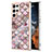 Handyhülle Silikon Hülle Gummi Schutzhülle Flexible Modisch Muster S01 für Samsung Galaxy S22 Ultra 5G