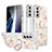 Handyhülle Silikon Hülle Gummi Schutzhülle Flexible Modisch Muster S02 für Samsung Galaxy S21 Plus 5G