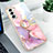 Handyhülle Silikon Hülle Gummi Schutzhülle Flexible Modisch Muster S02 für Samsung Galaxy S23 5G Rosa