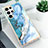 Handyhülle Silikon Hülle Gummi Schutzhülle Flexible Modisch Muster S03 für Samsung Galaxy S23 Ultra 5G