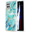Handyhülle Silikon Hülle Gummi Schutzhülle Flexible Modisch Muster Y01B für Samsung Galaxy A42 5G Minzgrün