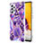 Handyhülle Silikon Hülle Gummi Schutzhülle Flexible Modisch Muster Y01B für Samsung Galaxy A73 5G