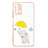 Handyhülle Silikon Hülle Gummi Schutzhülle Flexible Modisch Muster Y01X für Xiaomi Redmi 9T 4G Gelb