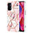 Handyhülle Silikon Hülle Gummi Schutzhülle Flexible Modisch Muster Y02B für Oppo A54 5G Rosa