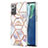 Handyhülle Silikon Hülle Gummi Schutzhülle Flexible Modisch Muster Y02B für Samsung Galaxy Note 20 5G