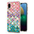 Handyhülle Silikon Hülle Gummi Schutzhülle Flexible Modisch Muster Y03B für Samsung Galaxy A02