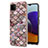 Handyhülle Silikon Hülle Gummi Schutzhülle Flexible Modisch Muster Y03B für Samsung Galaxy A22s 5G Braun