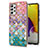 Handyhülle Silikon Hülle Gummi Schutzhülle Flexible Modisch Muster Y03B für Samsung Galaxy A72 4G Bunt