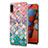 Handyhülle Silikon Hülle Gummi Schutzhülle Flexible Modisch Muster Y03B für Samsung Galaxy M11 Bunt