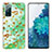 Handyhülle Silikon Hülle Gummi Schutzhülle Flexible Modisch Muster Y04B für Samsung Galaxy S20 FE 4G Minzgrün