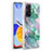 Handyhülle Silikon Hülle Gummi Schutzhülle Flexible Modisch Muster Y04B für Xiaomi Redmi Note 11 Pro 5G Nachtgrün