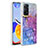 Handyhülle Silikon Hülle Gummi Schutzhülle Flexible Modisch Muster Y04B für Xiaomi Redmi Note 11 Pro 5G Violett