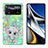 Handyhülle Silikon Hülle Gummi Schutzhülle Flexible Modisch Muster Y04B für Xiaomi Redmi Note 11E Pro 5G Minzgrün