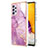 Handyhülle Silikon Hülle Gummi Schutzhülle Flexible Modisch Muster Y05B für Samsung Galaxy A13 4G Helles Lila