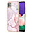 Handyhülle Silikon Hülle Gummi Schutzhülle Flexible Modisch Muster Y05B für Samsung Galaxy A22s 5G Rosa