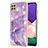 Handyhülle Silikon Hülle Gummi Schutzhülle Flexible Modisch Muster Y05B für Samsung Galaxy A22s 5G Violett