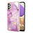 Handyhülle Silikon Hülle Gummi Schutzhülle Flexible Modisch Muster Y05B für Samsung Galaxy M32 5G Helles Lila