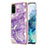 Handyhülle Silikon Hülle Gummi Schutzhülle Flexible Modisch Muster Y05B für Samsung Galaxy S20 Violett