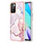 Handyhülle Silikon Hülle Gummi Schutzhülle Flexible Modisch Muster Y05B für Xiaomi Redmi 10 4G Rosa