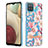 Handyhülle Silikon Hülle Gummi Schutzhülle Flexible Modisch Muster Y06B für Samsung Galaxy A12 Nacho Rosa