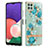 Handyhülle Silikon Hülle Gummi Schutzhülle Flexible Modisch Muster Y06B für Samsung Galaxy A22s 5G Cyan