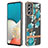 Handyhülle Silikon Hülle Gummi Schutzhülle Flexible Modisch Muster Y06B für Samsung Galaxy A53 5G Cyan