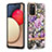 Handyhülle Silikon Hülle Gummi Schutzhülle Flexible Modisch Muster Y06B für Samsung Galaxy F02S SM-E025F Helles Lila