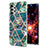 Handyhülle Silikon Hülle Gummi Schutzhülle Flexible Modisch Muster Y07B für Samsung Galaxy A32 4G Nachtgrün