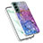 Handyhülle Silikon Hülle Gummi Schutzhülle Flexible Modisch Muster Y07B für Samsung Galaxy S21 FE 5G Violett