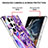 Handyhülle Silikon Hülle Gummi Schutzhülle Flexible Modisch Muster Y08B für Samsung Galaxy S21 Ultra 5G