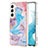 Handyhülle Silikon Hülle Gummi Schutzhülle Flexible Modisch Muster Y10B für Samsung Galaxy S22 5G